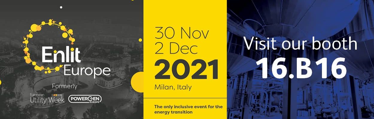 Enlit Europe: visit or booth: 16.B16, Between 30th november and 2nd of december 2021, in Milan