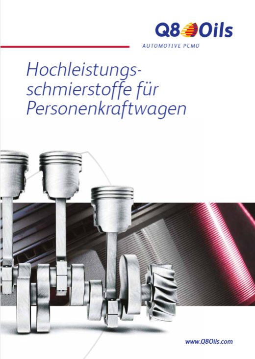 Hochleistungsschmierstoffe für Personenkraftwagen
