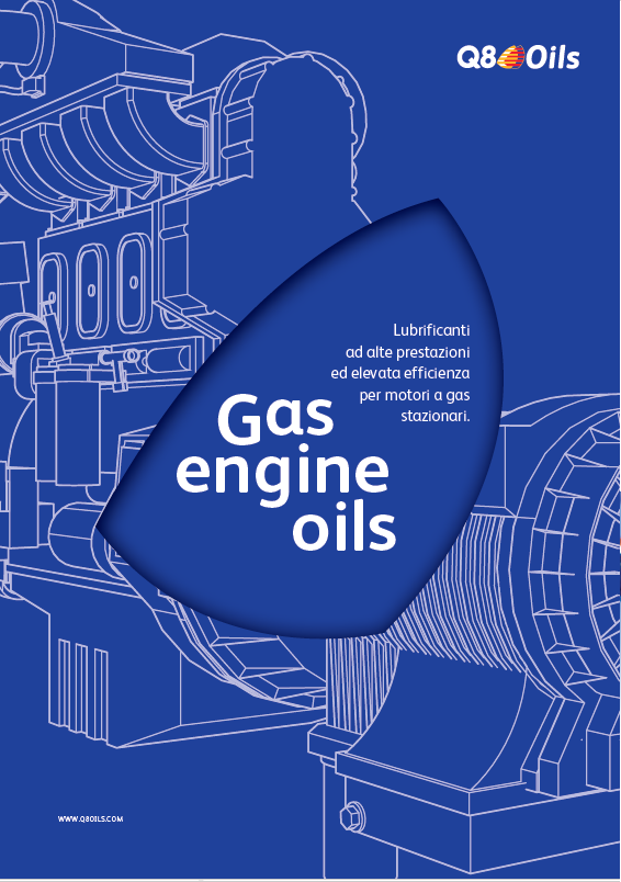 Gas engine oils