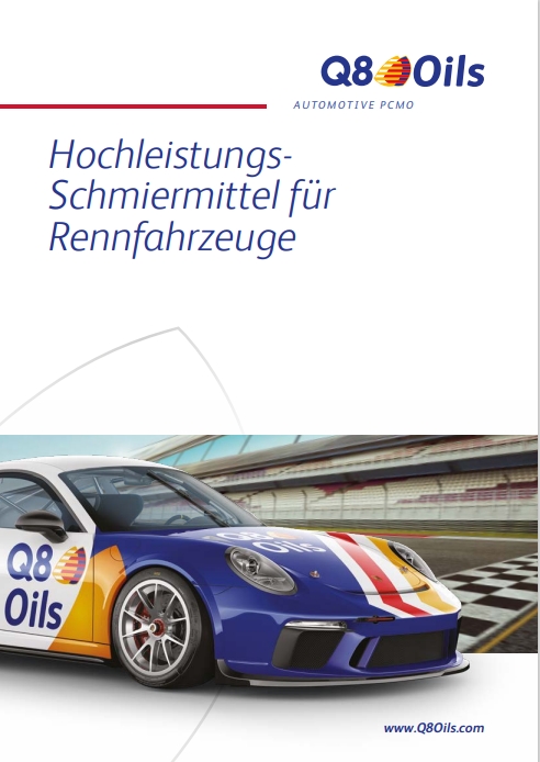 HochleistungsSchmiermittel für Rennfahrzeuge